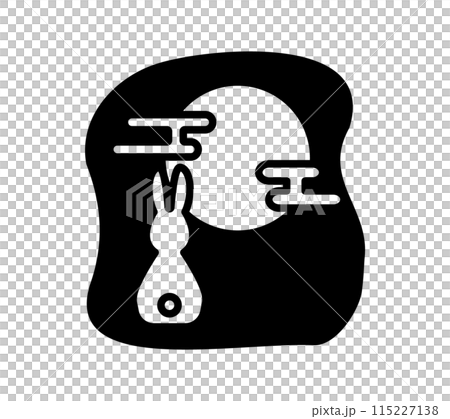 シンプルな十五夜のイラスト 115227138