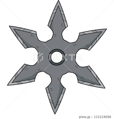 Ninja Shuriken Cartoon Colored Clipart Ninja Shuriken Cartoon Colored Clipart 115228098