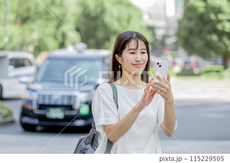 スマホ　アプリ　タクシー　ライドシェア 115229505