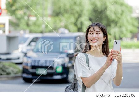 スマホ　アプリ　タクシー　ライドシェア 115229506