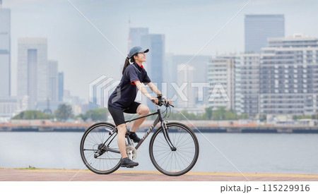 サイクリング 女性 自転車 サイクリング 女性 自転車 115229916