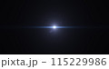 Center twinkle blue star lens flare. Beautiful Glow center blue light flare for project overlay screen effect. Abstract for luxury premium product design. effect element 3d illustration rendering. 115229986