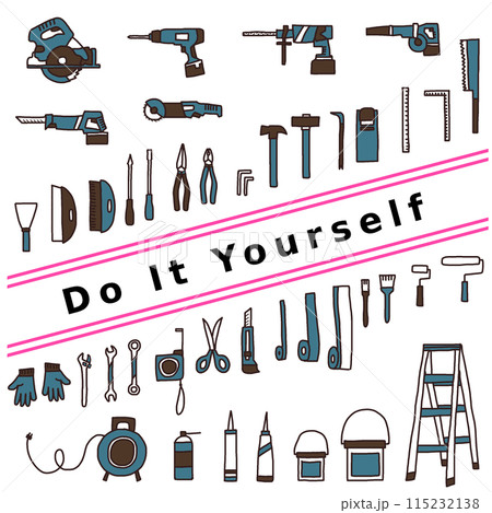 DIY tools　ターコイズ 115232138