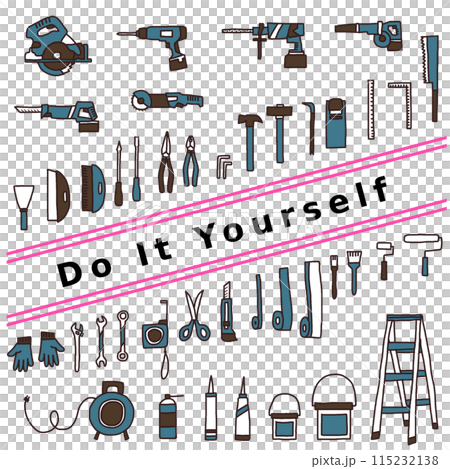 DIY tools Turquoise 115232138