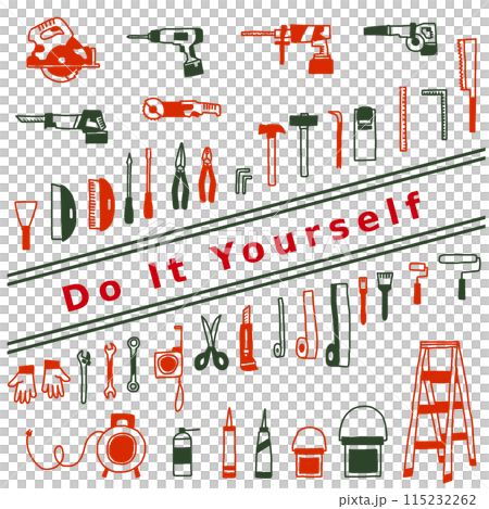 DIY tools red green 115232262