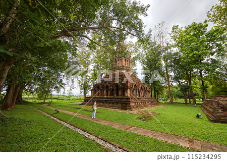 Wat Pa Sak is a Buddhist temple in thailand Wat Pa Sak is a Buddhist temple in thailand 115234295
