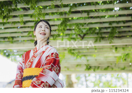 浴衣の女性 浴衣の女性 115234324