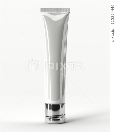 Empty Minimalist Studio Shot of Cosmetic Package. Beauty and Healthcare Product Mockup Template. 115234446