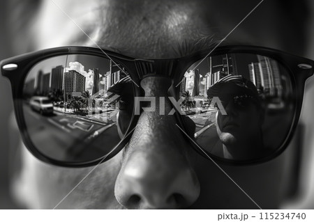 City Reflections in Sunglasses 115234740