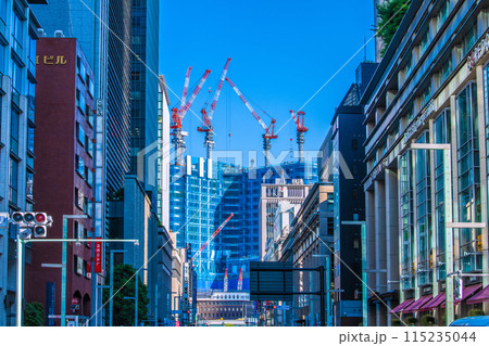 日本の東京都市景観 6月。室町3丁目から日本橋一丁目の再開発事業などを望む=5日 日本の東京都市景観 6月。室町3丁目から日本橋一丁目の再開発事業などを望む=5日 115235044