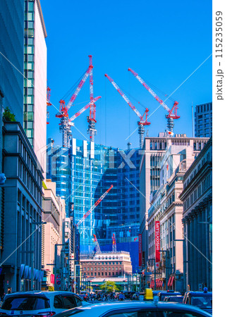 日本の東京都市景観 6月。室町三丁目南から日本橋一丁目の再開発事業などを望む=5日 日本の東京都市景観 6月。室町三丁目南から日本橋一丁目の再開発事業などを望む=5日 115235059