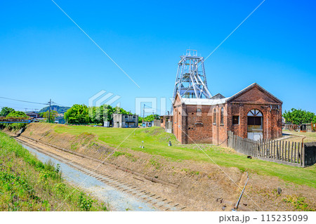 初夏の三池炭鉱宮原坑　福岡県大牟田市 115235099
