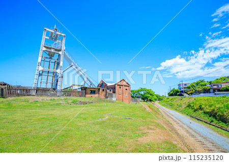 初夏の三池炭鉱宮原坑 福岡県大牟田市 初夏の三池炭鉱宮原坑 福岡県大牟田市 115235120
