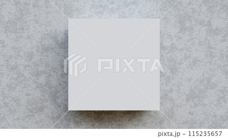 Concrete Background. Box placed on concrete for a minimalist background. Concrete Background. Box placed on concrete for a minimalist background. 115235657