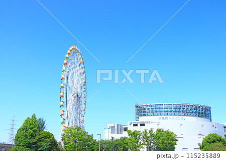 岐阜県各務原市、アクア・トト ぎふとオアシスホイールの風景 岐阜県各務原市、アクア・トト ぎふとオアシスホイールの風景 115235889