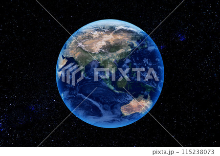 リアルな地球のイラスト 115238073