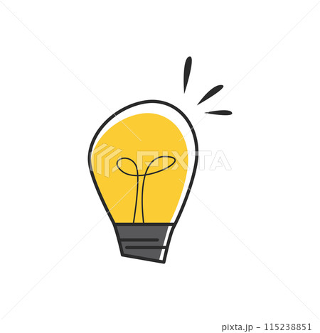 Bulb technology illustration 115238851