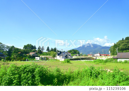 しなの鉄道北しなの線の古間駅から妙高高原駅までの車窓風景(2022年夏) 115239106