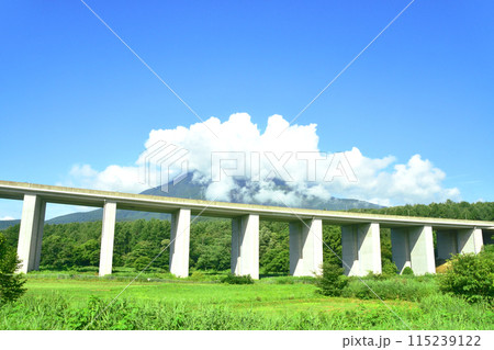 しなの鉄道北しなの線の古間駅から妙高高原駅までの車窓風景(2022年夏) しなの鉄道北しなの線の古間駅から妙高高原駅までの車窓風景(2022年夏) 115239122