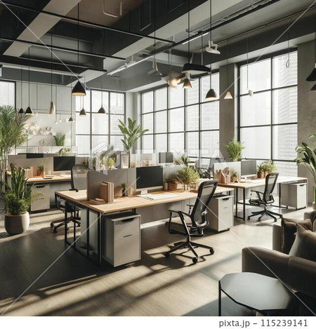 オフィスインテリア:昼 オフィスインテリア:昼 115239141