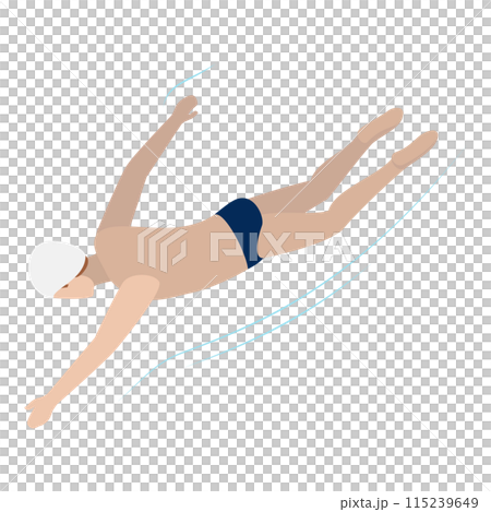 3D Isometric Flat Set of Pool Swimmers. Item 5 3D Isometric Flat Set of Pool Swimmers. Item 5 115239649