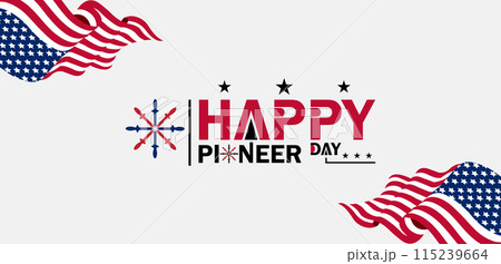 True Captivating Beautiful And Stunning Vector Design for Pioneer Day Celebration 115239664