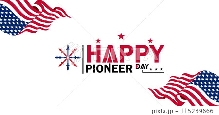True Captivating Beautiful And Stunning Vector Design for Pioneer Day Celebration True Captivating Beautiful And Stunning Vector Design for Pioneer Day Celebration 115239666