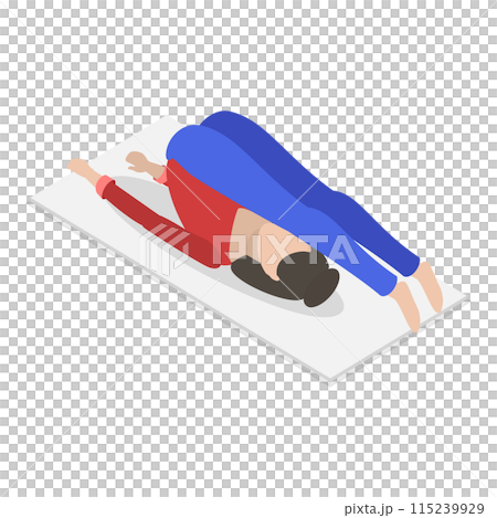 3D Isometric Flat Set of Fitness Scenes. Item 2 3D Isometric Flat Set of Fitness Scenes. Item 2 115239929