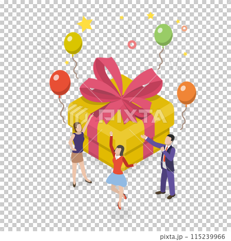 3D Isometric Flat Set of Hanging Out People. Item 3 3D Isometric Flat Set of Hanging Out People. Item 3 115239966