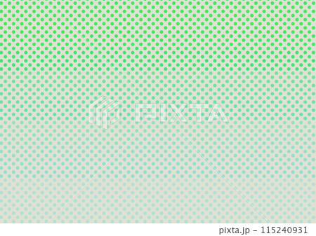 緑のドットパターン背景 緑のドットパターン背景 115240931