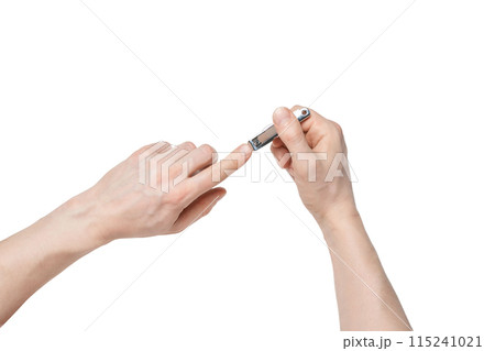 Man do manicure at home. Self hand routine. Male finger procedure. White Man do manicure at home. Self hand routine. Male finger procedure. White 115241021