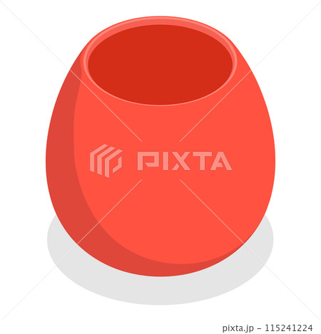 3D Isometric Flat  Set of Plants In Pots. Item 1 115241224