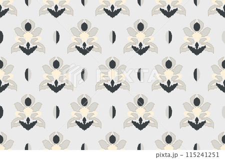 Ikat tribal Indian seamless pattern. Ethnic Aztec fabric carpet mandala ornament native boho chevron textile.Geometric African American oriental traditional vector illustrations. Embroidery style. Ikat tribal Indian seamless pattern. Ethnic Aztec fabric carpet mandala ornament native boho chevron textile.Geometric African American oriental traditional vector illustrations. Embroidery style. 115241251
