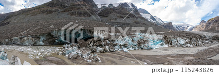 Pasterze Glacier at the Grossglockner Mountain, Austria's highest Mountain 115243826