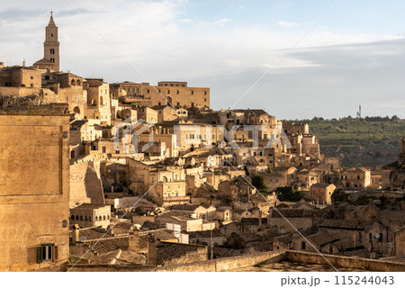 Scenic residential dwellings of Sassi di Matera, Southern Italy 115244043