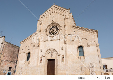 Cathedral of Maria Santissima della Bruna and Saint Eustache in Matera, Italy Cathedral of Maria Santissima della Bruna and Saint Eustache in Matera, Italy 115244136