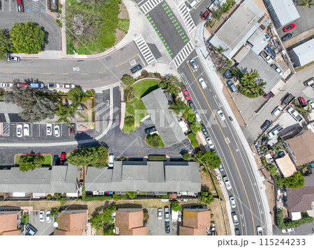 Aerial view of Vista, Carlsbad in North County of San Diego, California. USA Aerial view of Vista, Carlsbad in North County of San Diego, California. USA 115244233