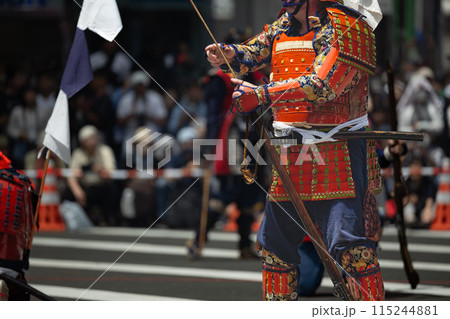 仙台青葉まつり　伊達古式火縄銃演武式　弾丸装填 115244881