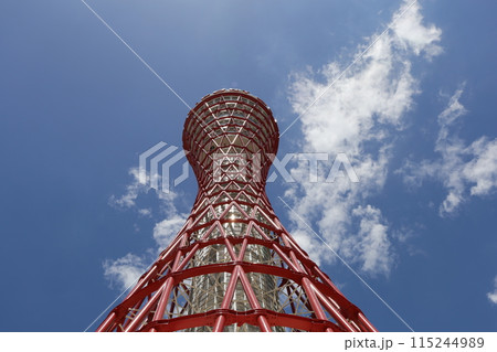 青空に伸びるポートタワー 青空に伸びるポートタワー 115244989