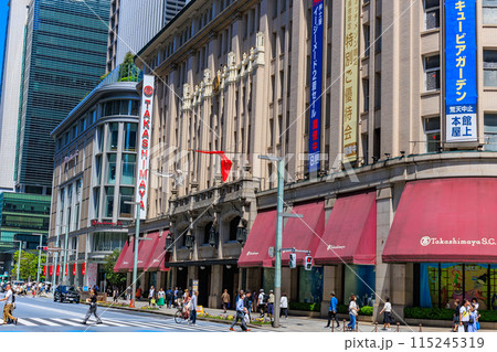 東京　中央区　日本橋の都市風景　日本橋高島屋S.C. 115245319