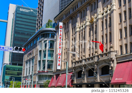 東京　中央区　日本橋の都市風景　日本橋高島屋S.C. 115245326