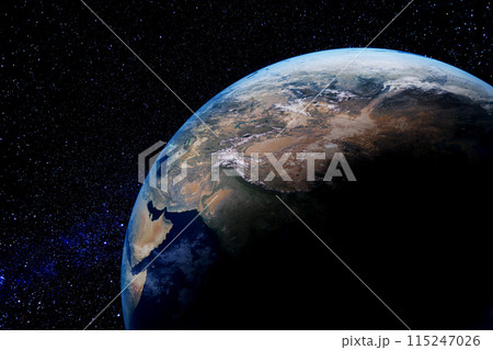 リアルな地球のイラスト 115247026