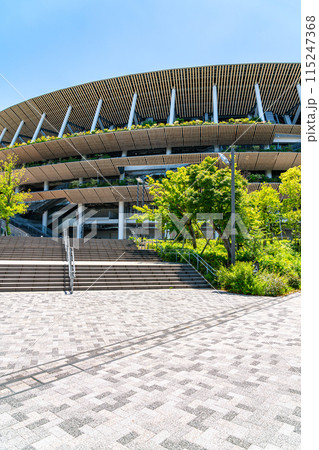 【東京都】爽やかな新緑が綺麗な新国立競技場 115247368