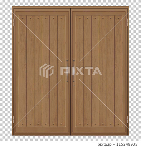 西式棕色雙門 115248935