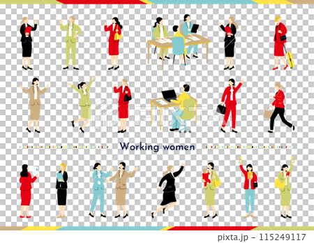 職業婦女商務場景素材合集 115249117