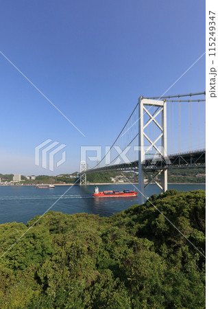 関門海峡の朝(めかりSAから) 関門海峡の朝(めかりSAから) 115249347