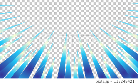 キラキラした青色のグラデーションの集中線の素材 キラキラした青色のグラデーションの集中線の素材 115249421