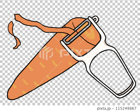 用削皮器削胡蘿蔔皮的圖解 115249867
