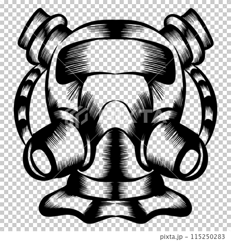 Human inventions: ancient diving helmets, astronaut suits. Past and future. Deep science. design with a transparent background Human inventions: ancient diving helmets, astronaut suits. Past and future. Deep science. design with a transparent background 115250283
