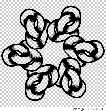 The chain icon or link icon is suitable for logos, stickers, icons and more The chain icon or link icon is suitable for logos, stickers, icons and more 115250301
